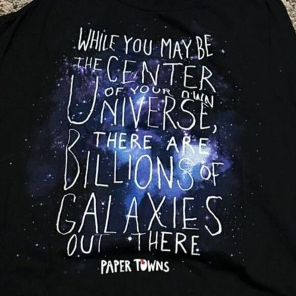 Paper Towns Universe Quote Tank Top - Size 2X - Picture 2 of 4